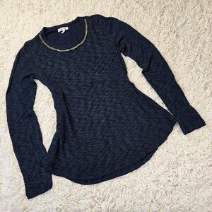 Maurices  Navy Textured Top,Size XS